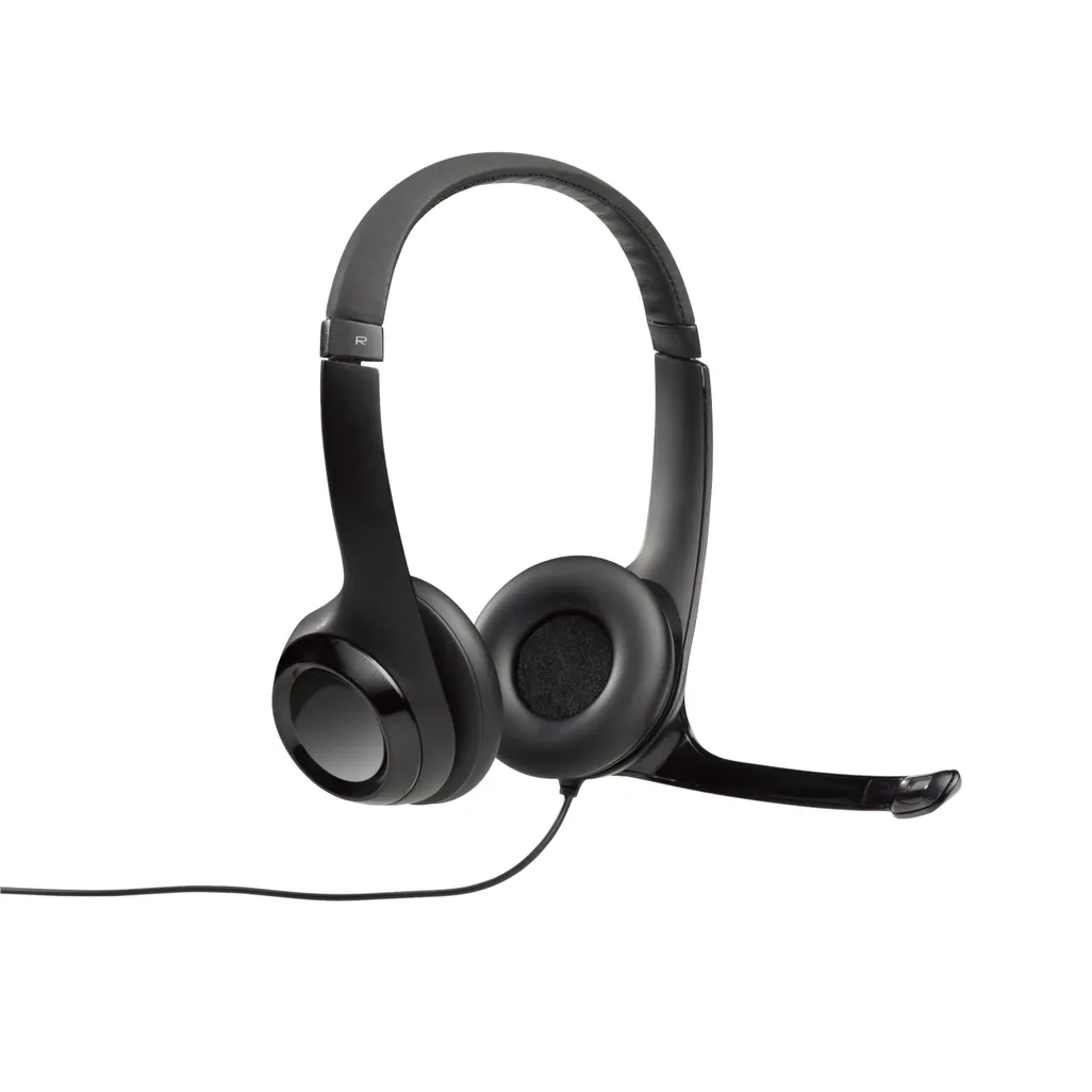 Logitech Headset H390 Black USB Stereo